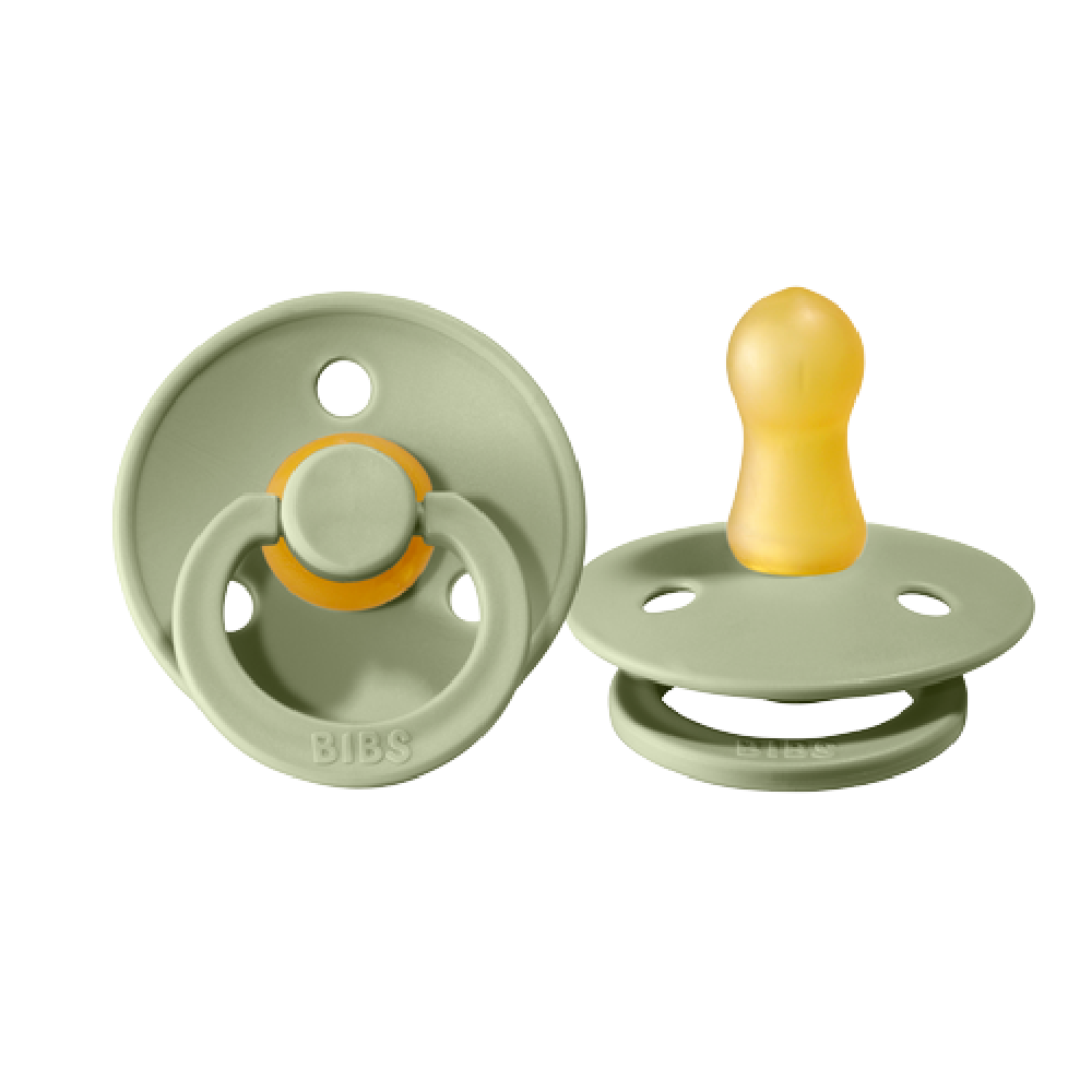 Bibs Pacifier Colour 6-18m Assorted 2 Pack