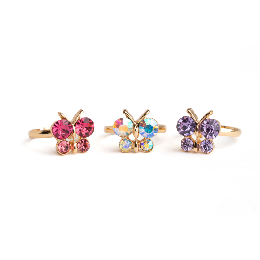 Great Pretenders - Boutique Butterfly Gem Rings - Battleford Boutique