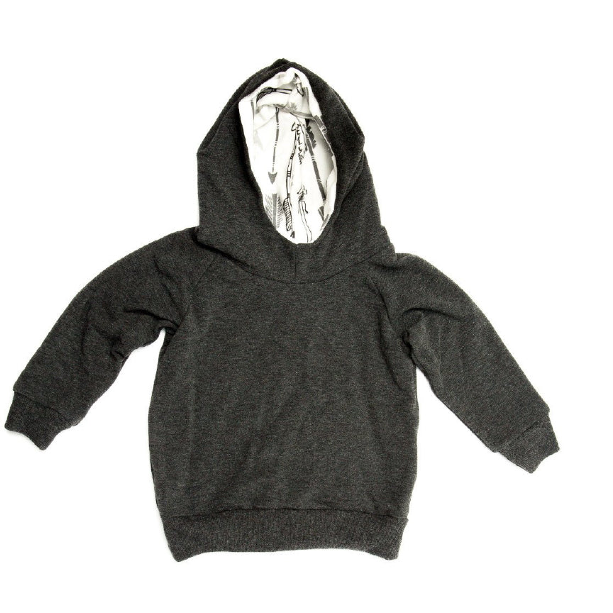 P+M Hoodie - Charcoal Grey - Battleford Boutique