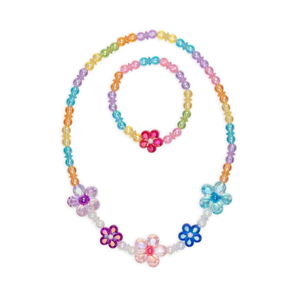 Great Pretenders - Blooming Beads Necklace and Earrings - Battleford Boutique