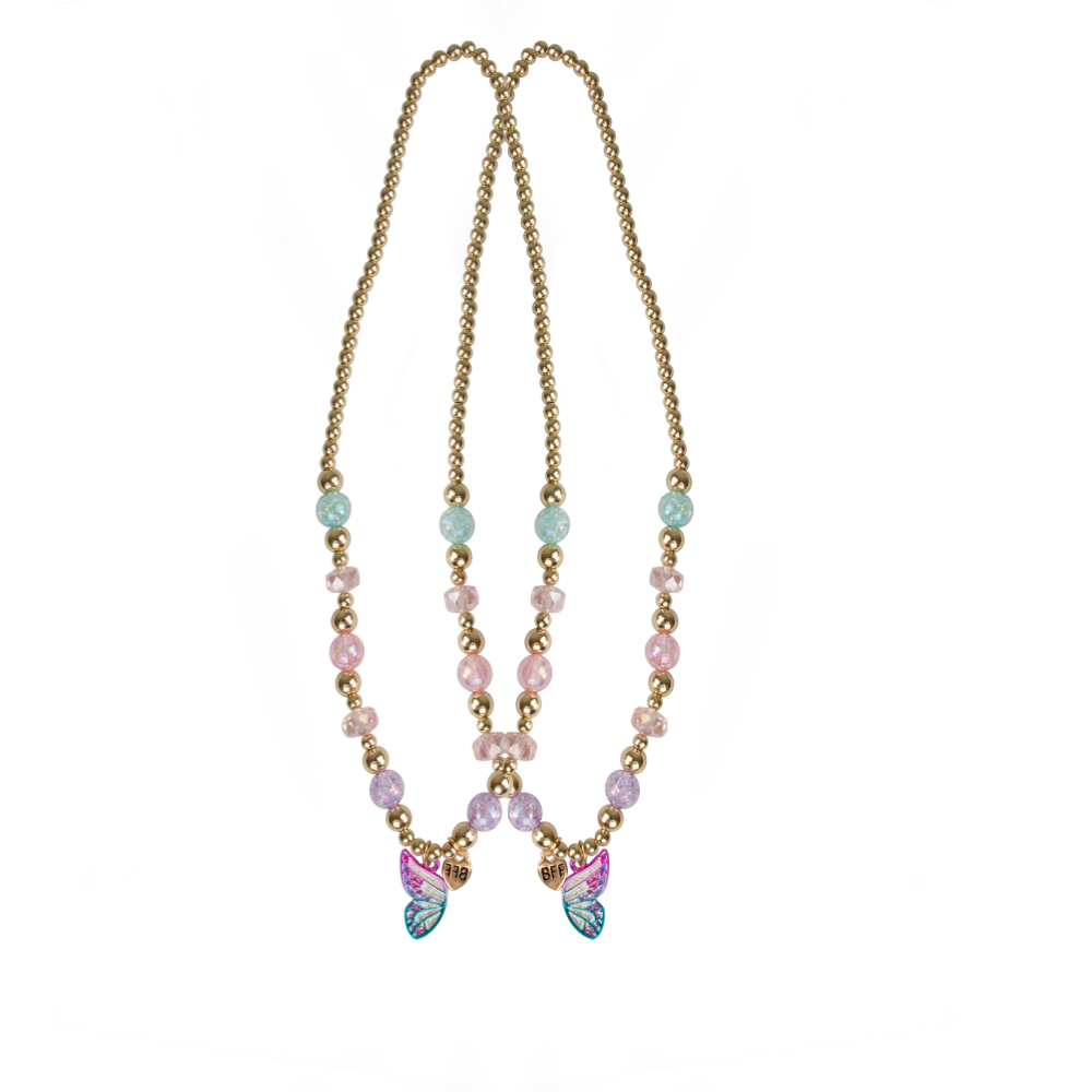 Great Pretenders - Butterfly Wishes BFF Necklace - Battleford Boutique