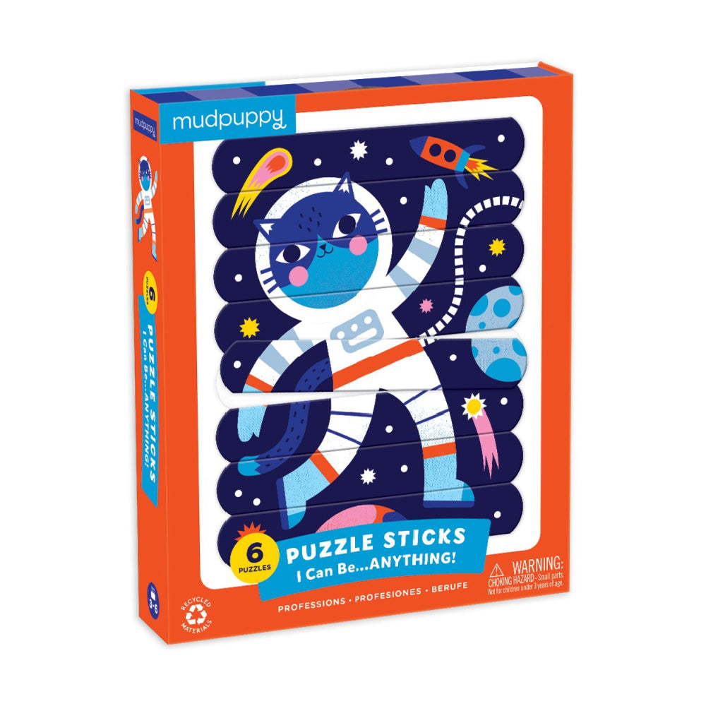 Mudpuppy Puzzle Sticks Assorted - Battleford Boutique