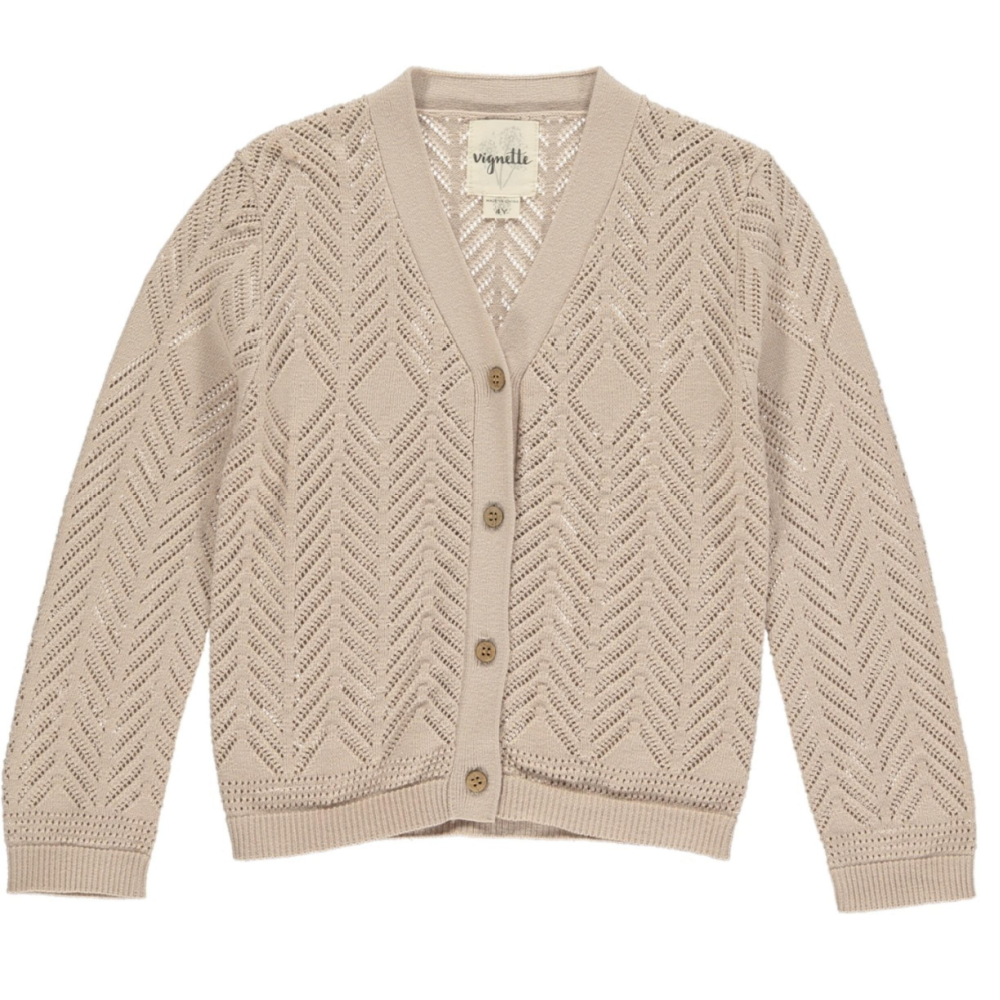Vignette Kenzie Cardigan - Oatmeal - Battleford Boutique