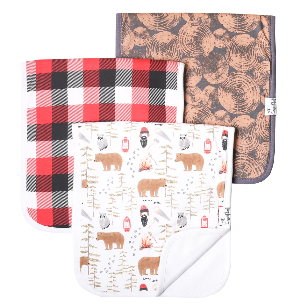 Copper Pearl Burp Cloths Assorted - Battleford Boutique