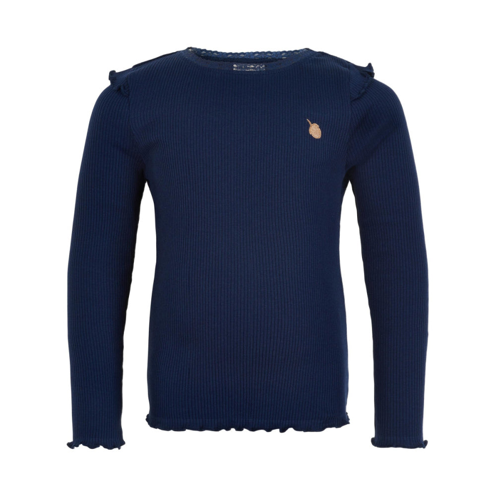 Minymo Rib Top - Dark Navy - Battleford Boutique