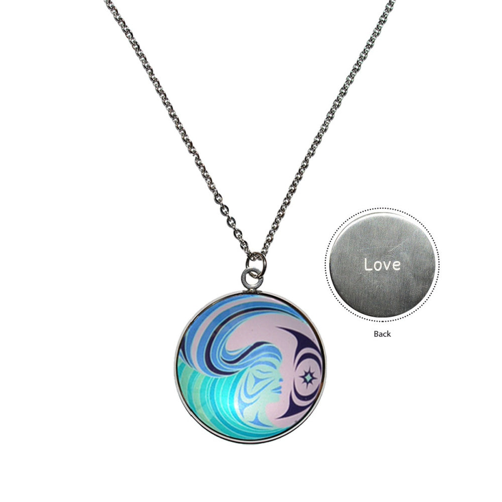 Native Northwest Circle Charm Necklace Assorted
