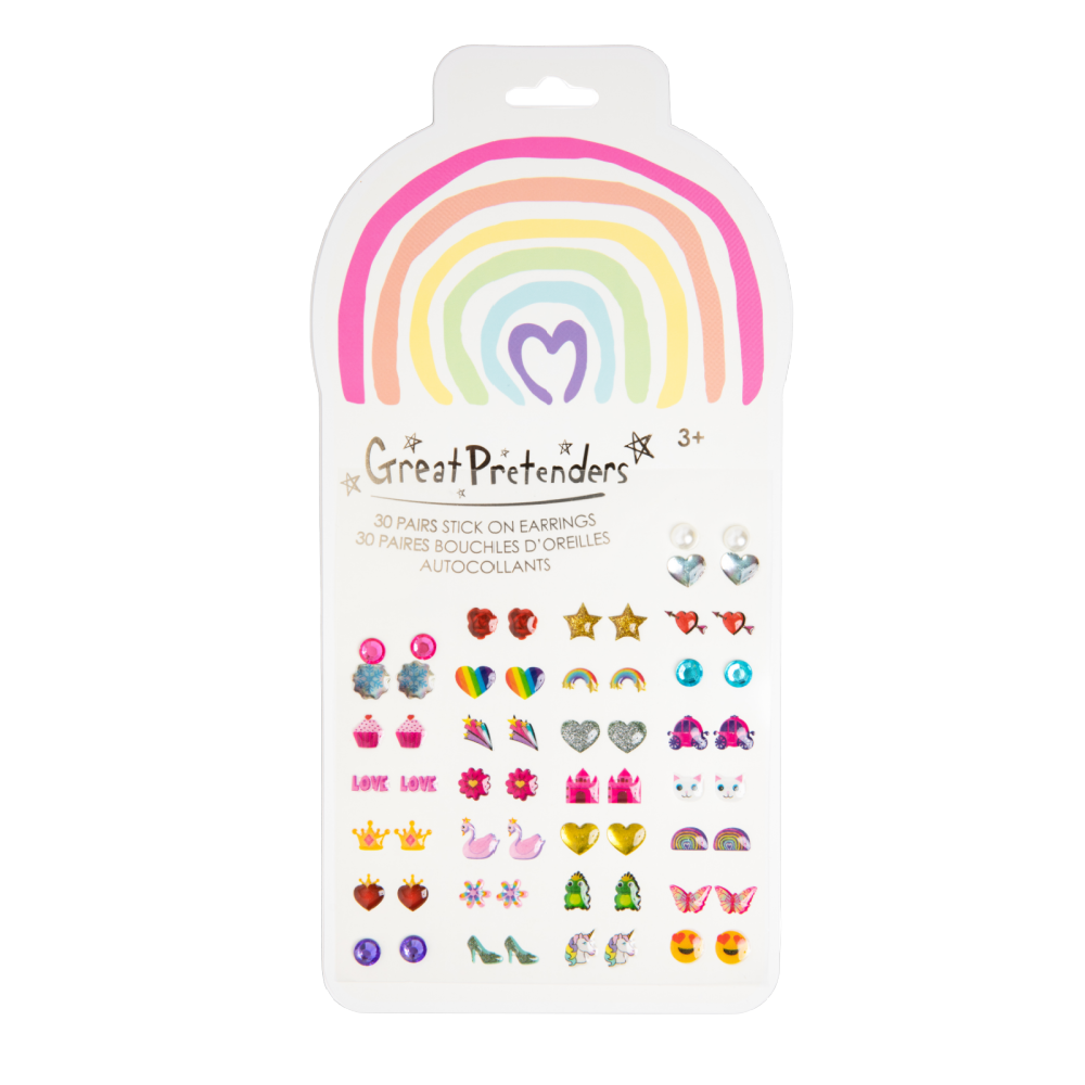 Great Pretenders - Sticker Earrings Assorted - Battleford Boutique