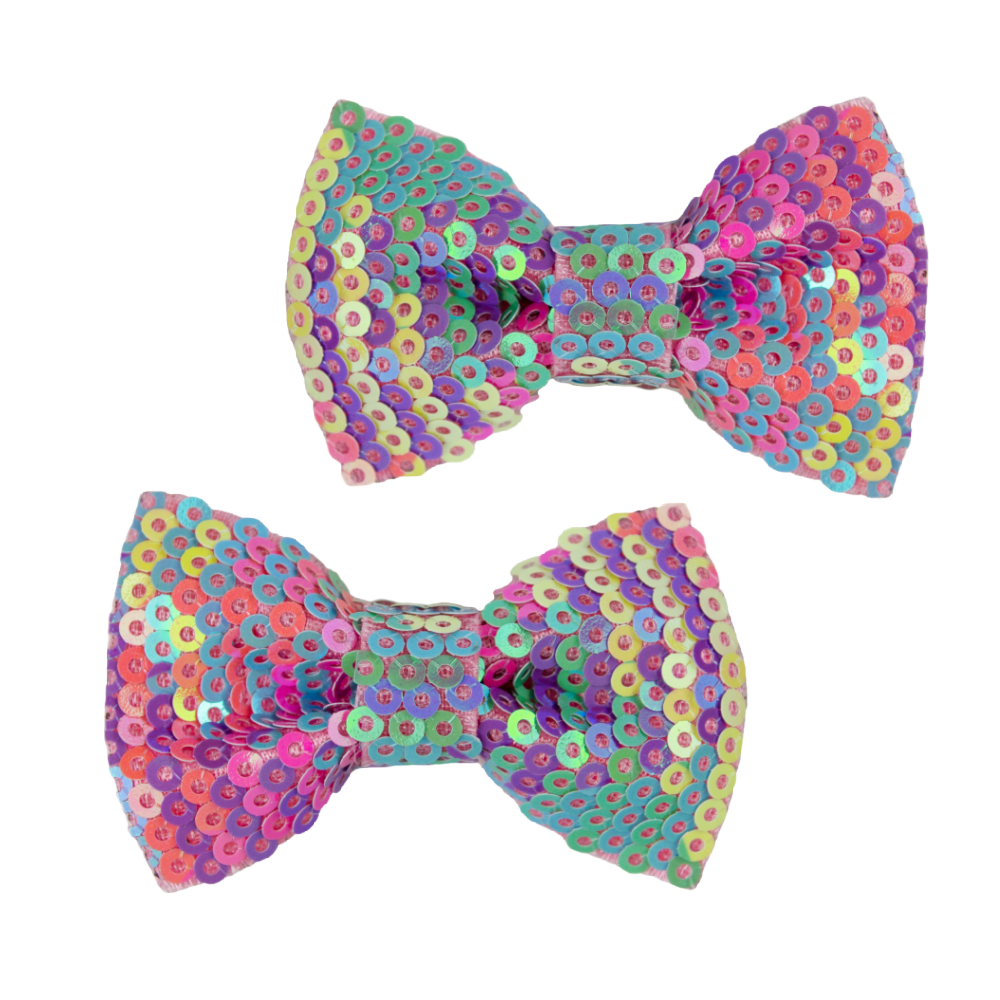 Great Pretenders - Rainbow Sequins Bows - Battleford Boutique