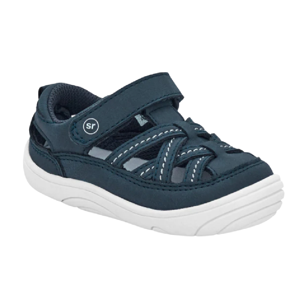 Stride Rite Amos Sandal - Navy - Battleford Boutique