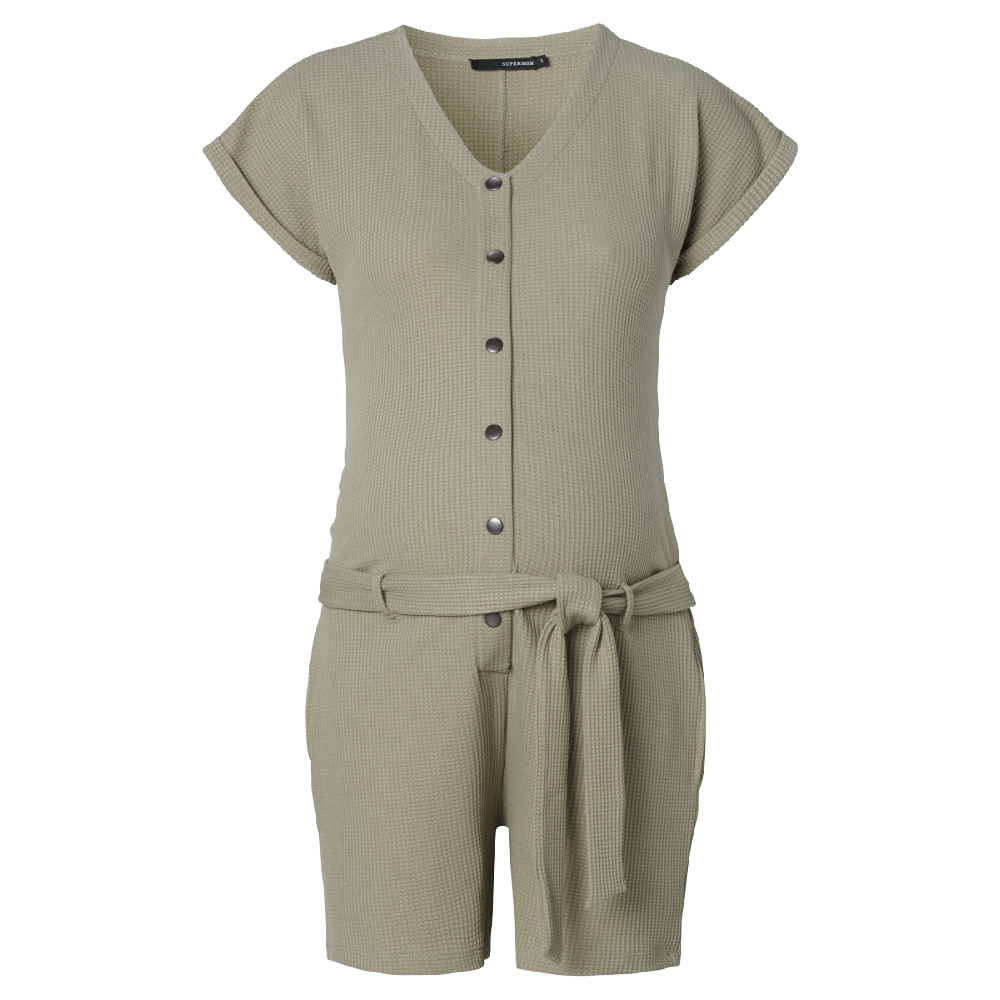 Supermom Jumpsuit Waffle Weave