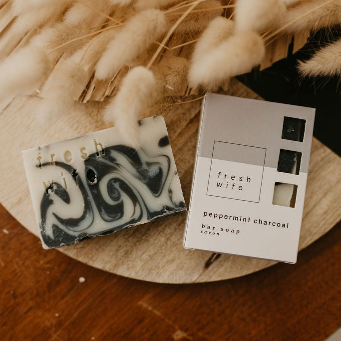 Peppermint Charcoal Bar Soap
