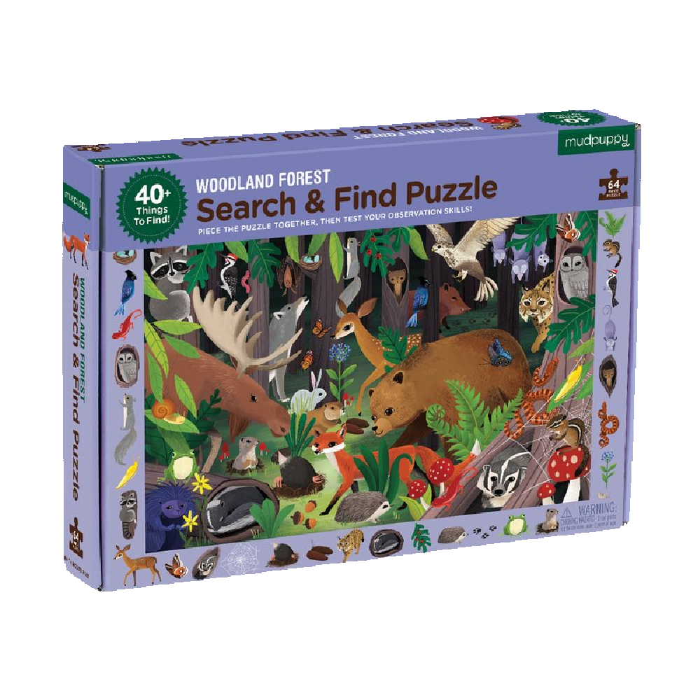 Woodland Forest Search & Find Puzzle - Battleford Boutique