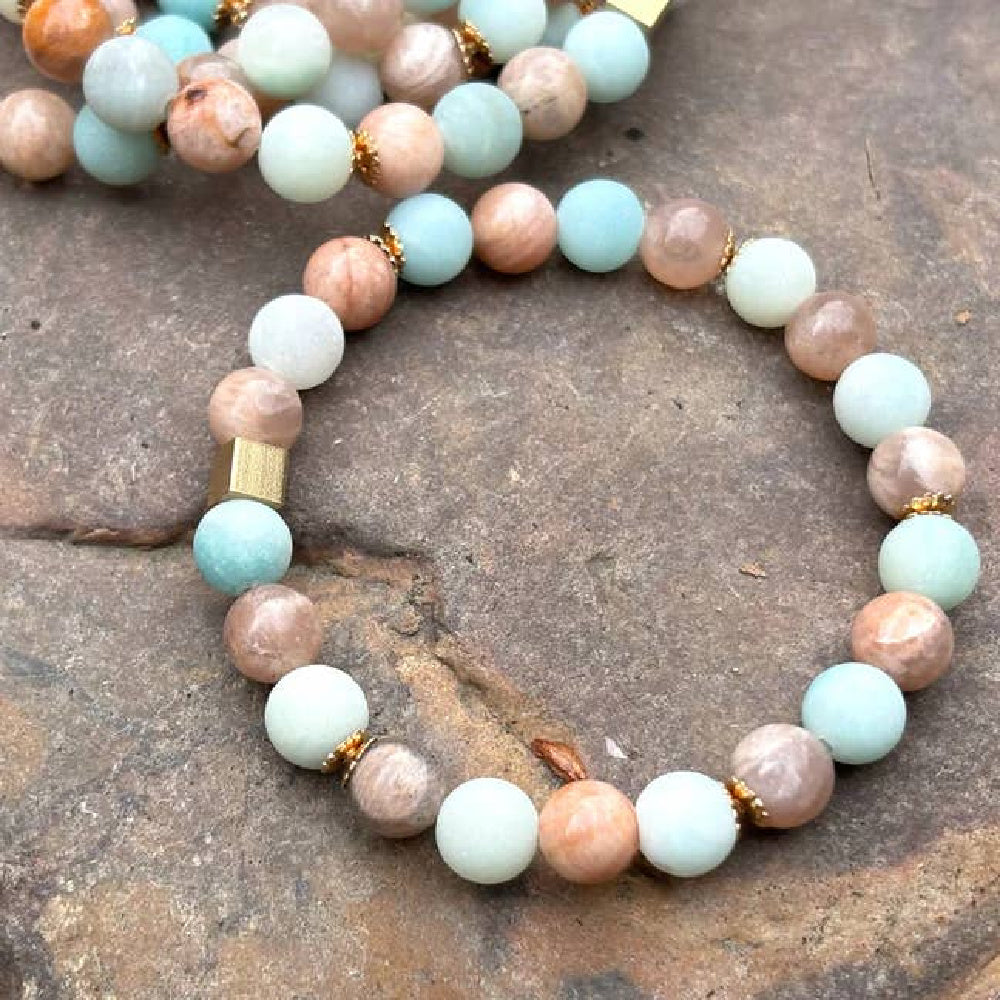 Amazonite Moonstone Bracelet