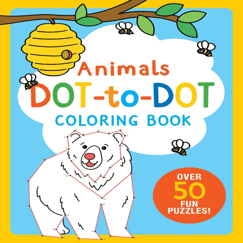 Peter Pauper - Animals Dot-To-Dot Coloring Book