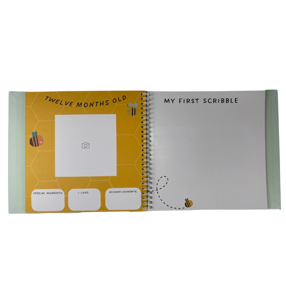 Baby Memory Book - Busy Bee