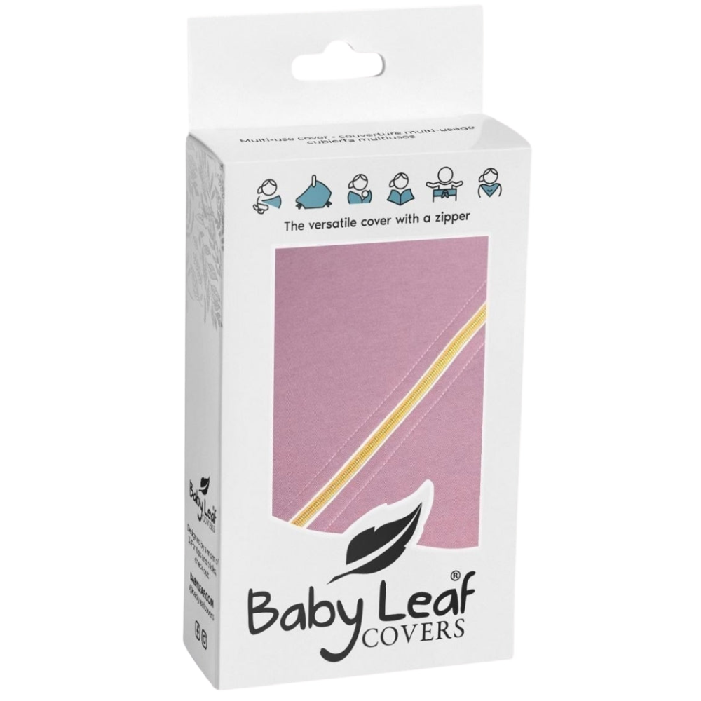 Baby Leaf Cover - Dusty Rose