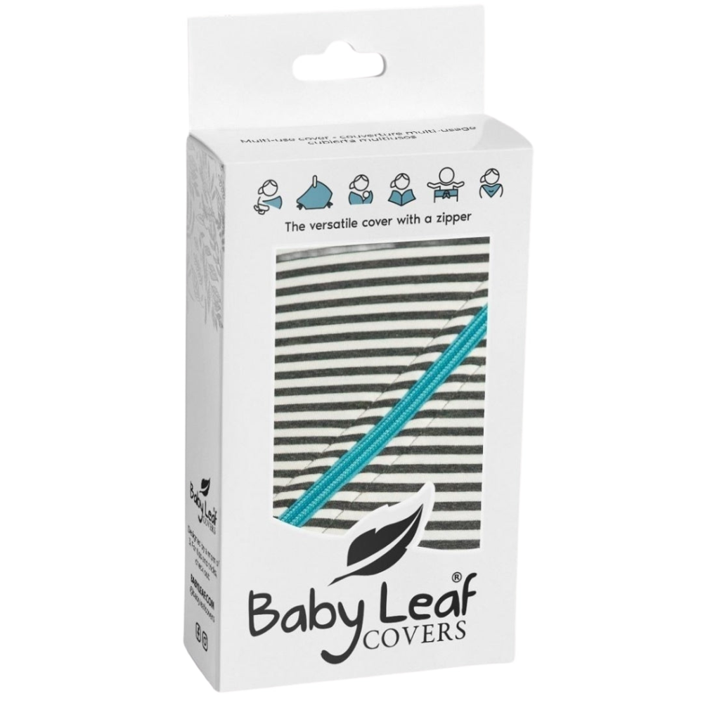 Baby Leaf Cover - Thin Stripes