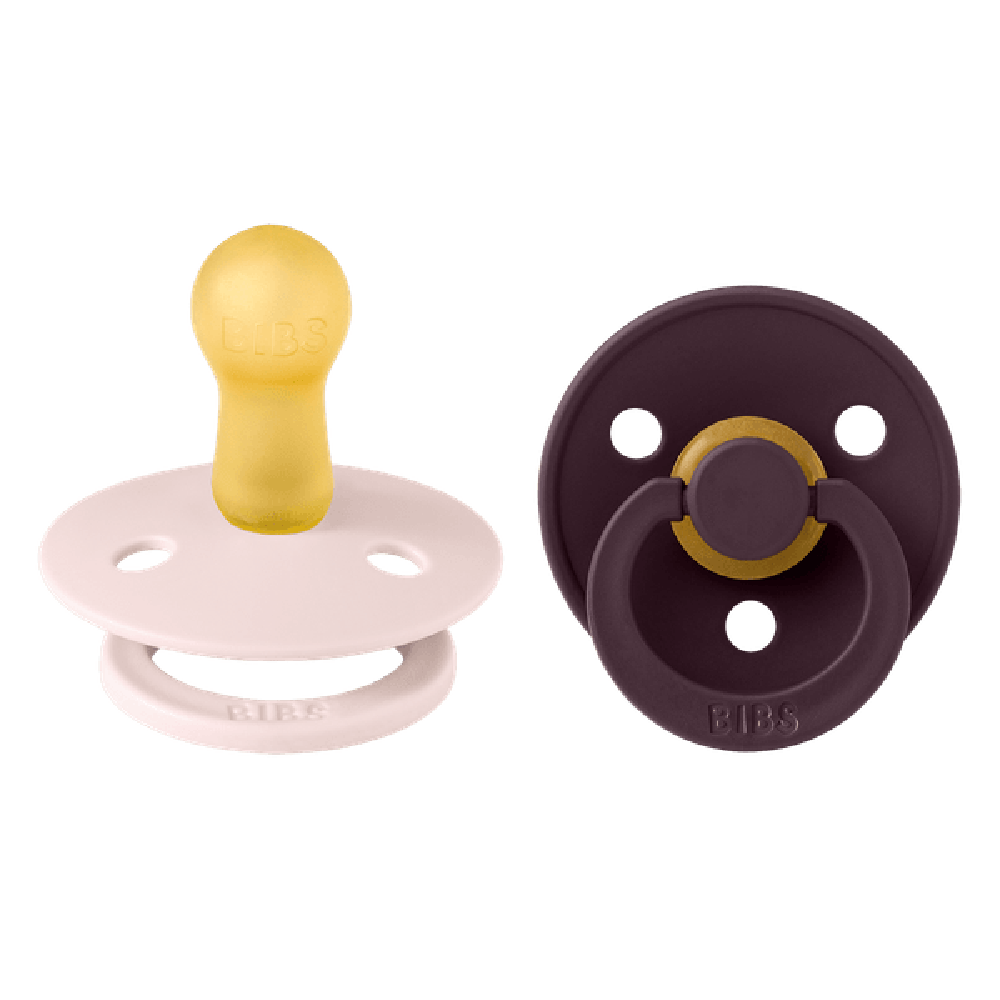 Bibs Pacifier Colour Round Shape
