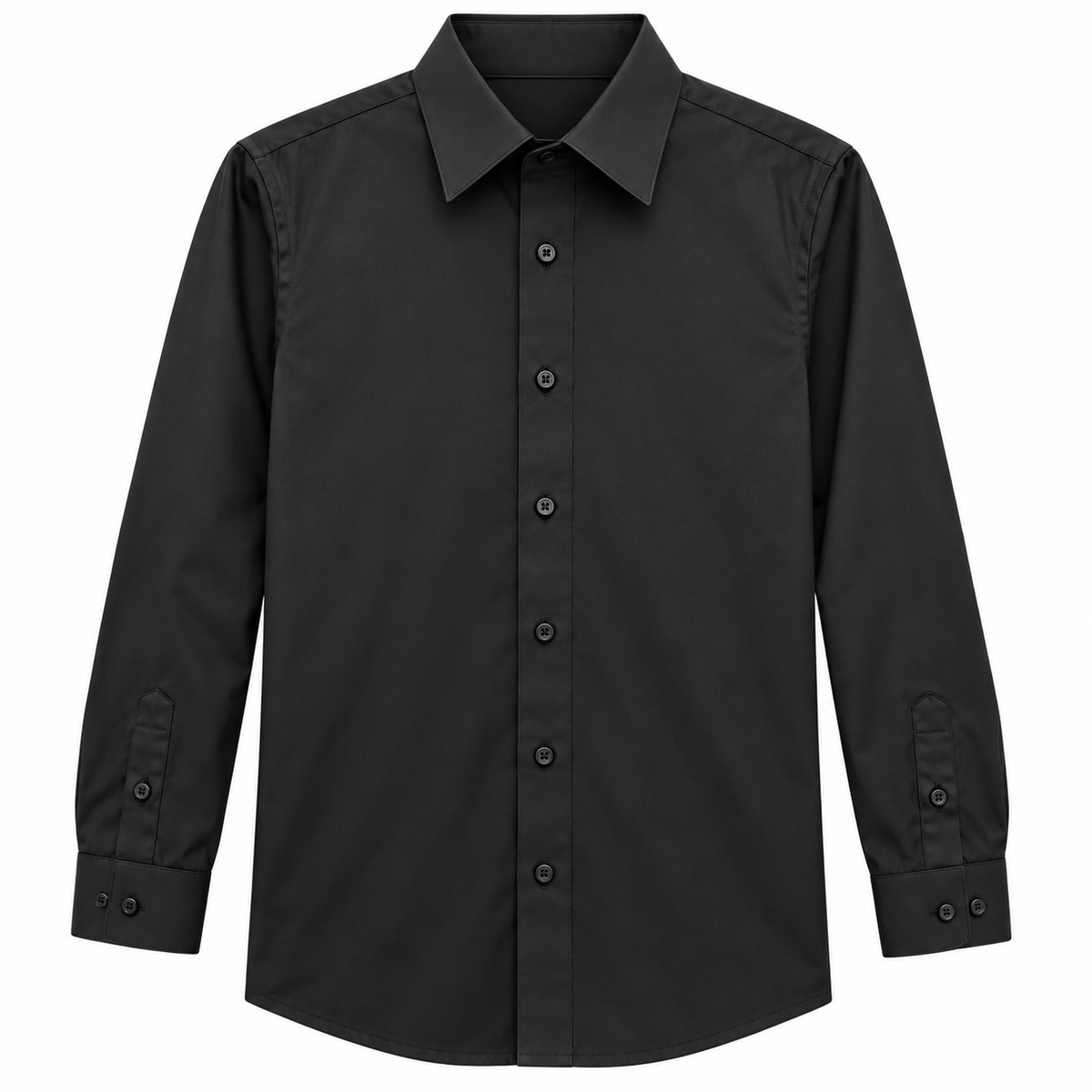 Ernesto Boys Dress Shirt Black