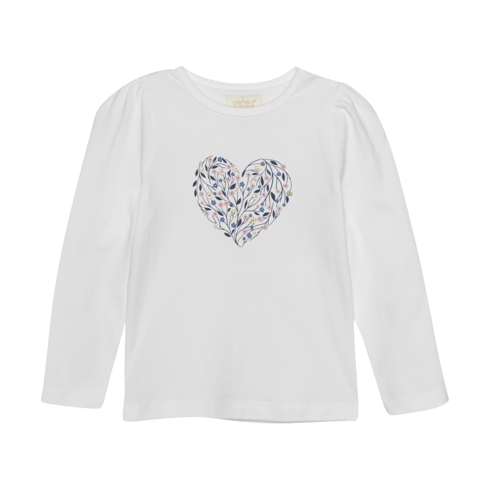 Creamie Top - Heart Design on Ivory - Battleford Boutique