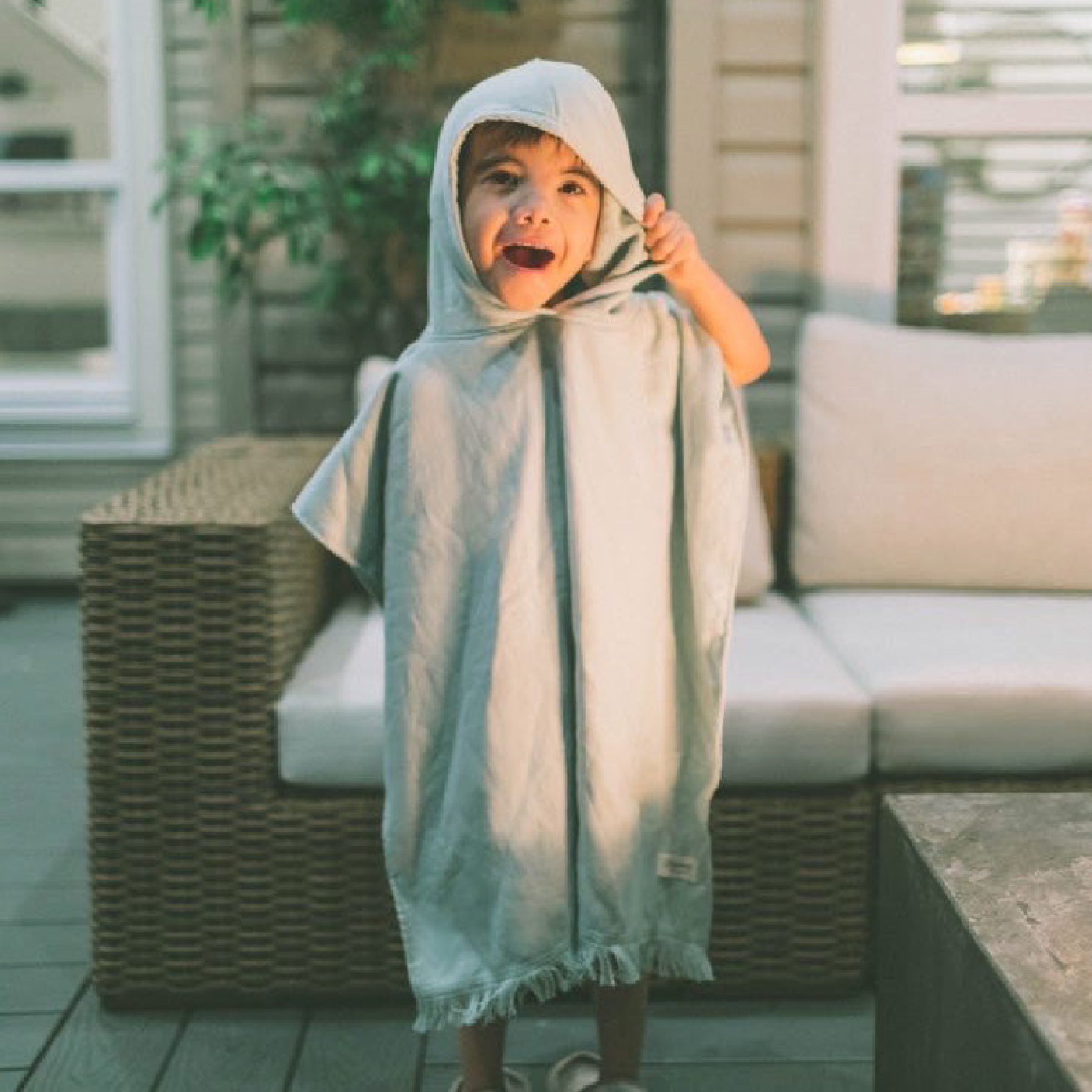 Honeysuckle Hooded Beach Towel