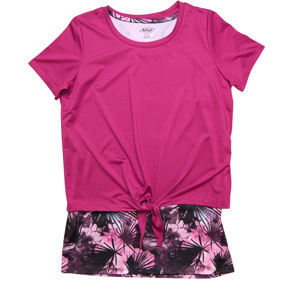 MID Active Wear - Fuschia on Tropical - Battleford Boutique