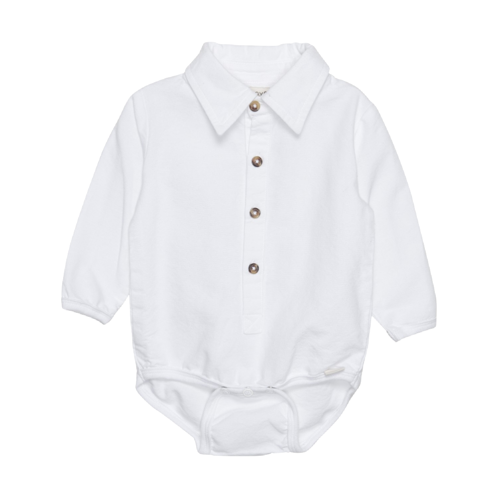 Minymo Onsie - White Dress Up Shirt - Battleford Boutique
