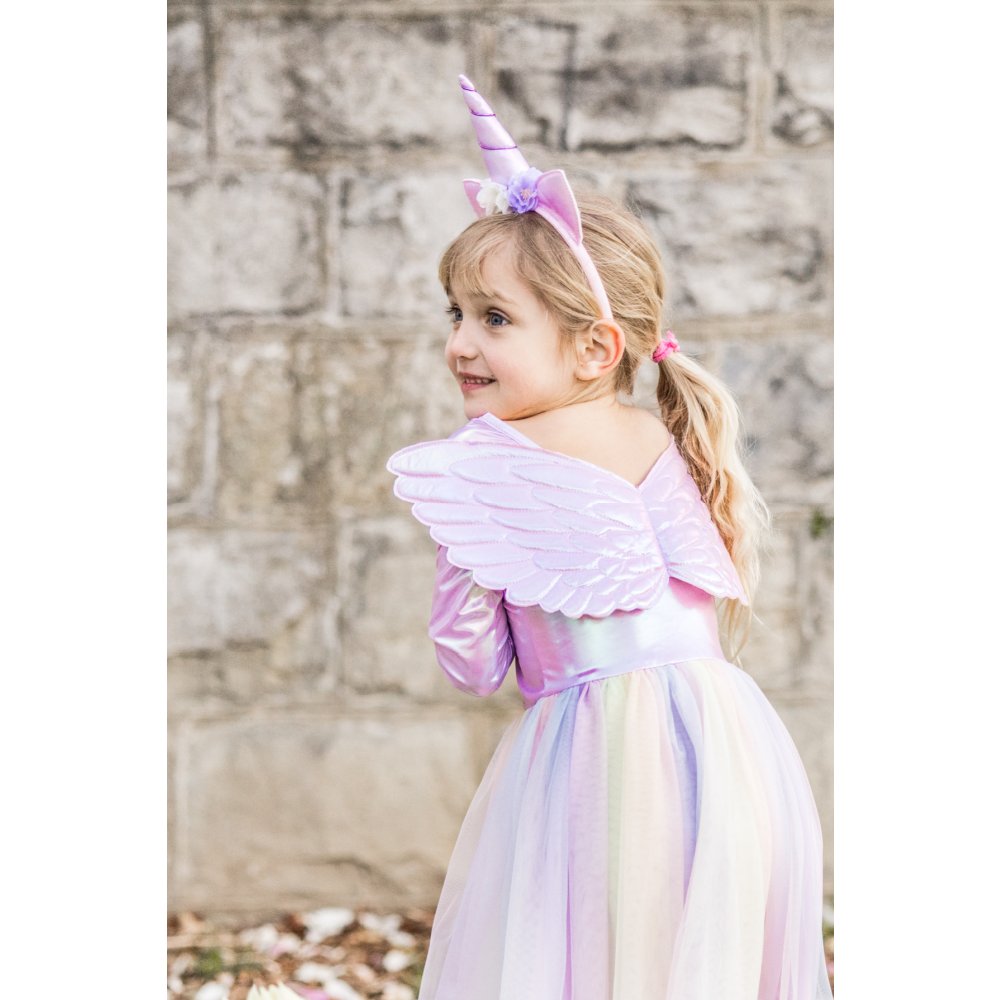 Great Pretenders -  Alicorn Dress with Wings & Headband - Battleford Boutique