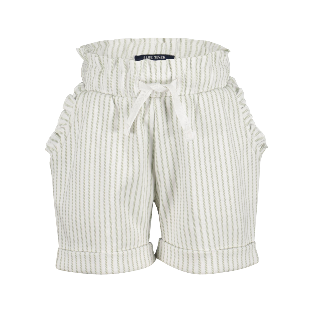 Blue 7 Striped Shorts