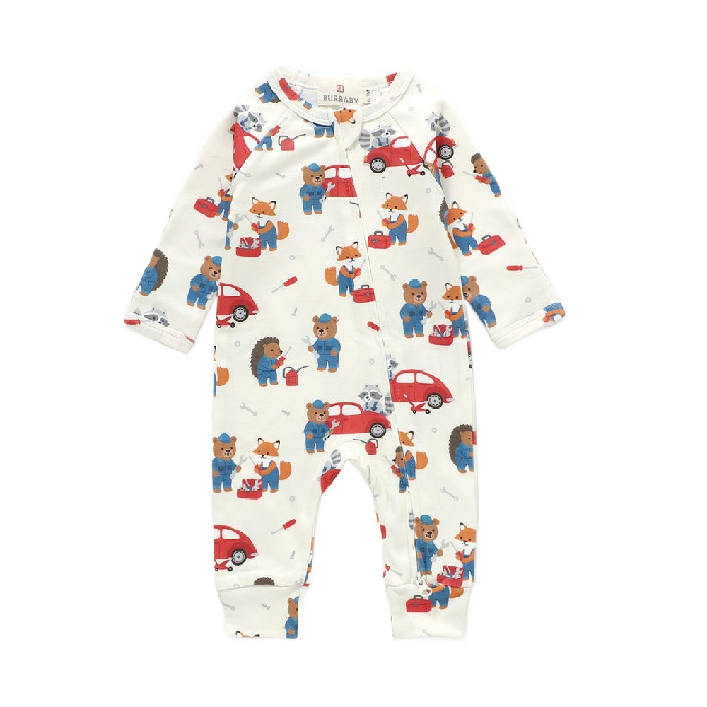 Burbaby Romper - Little Mechanics