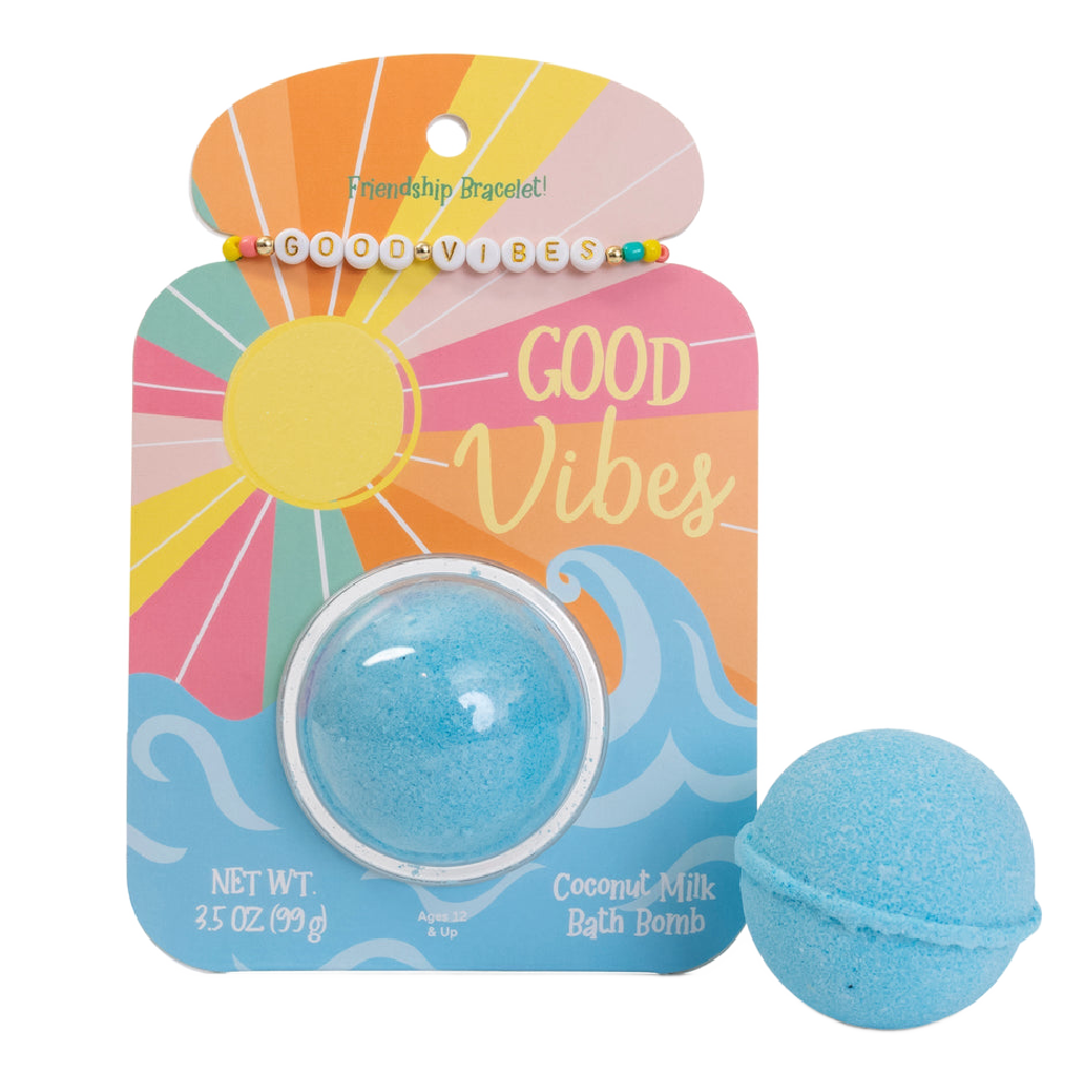 Cait & Co Friendship Bracelet/Bath Bomb - Good Vibes