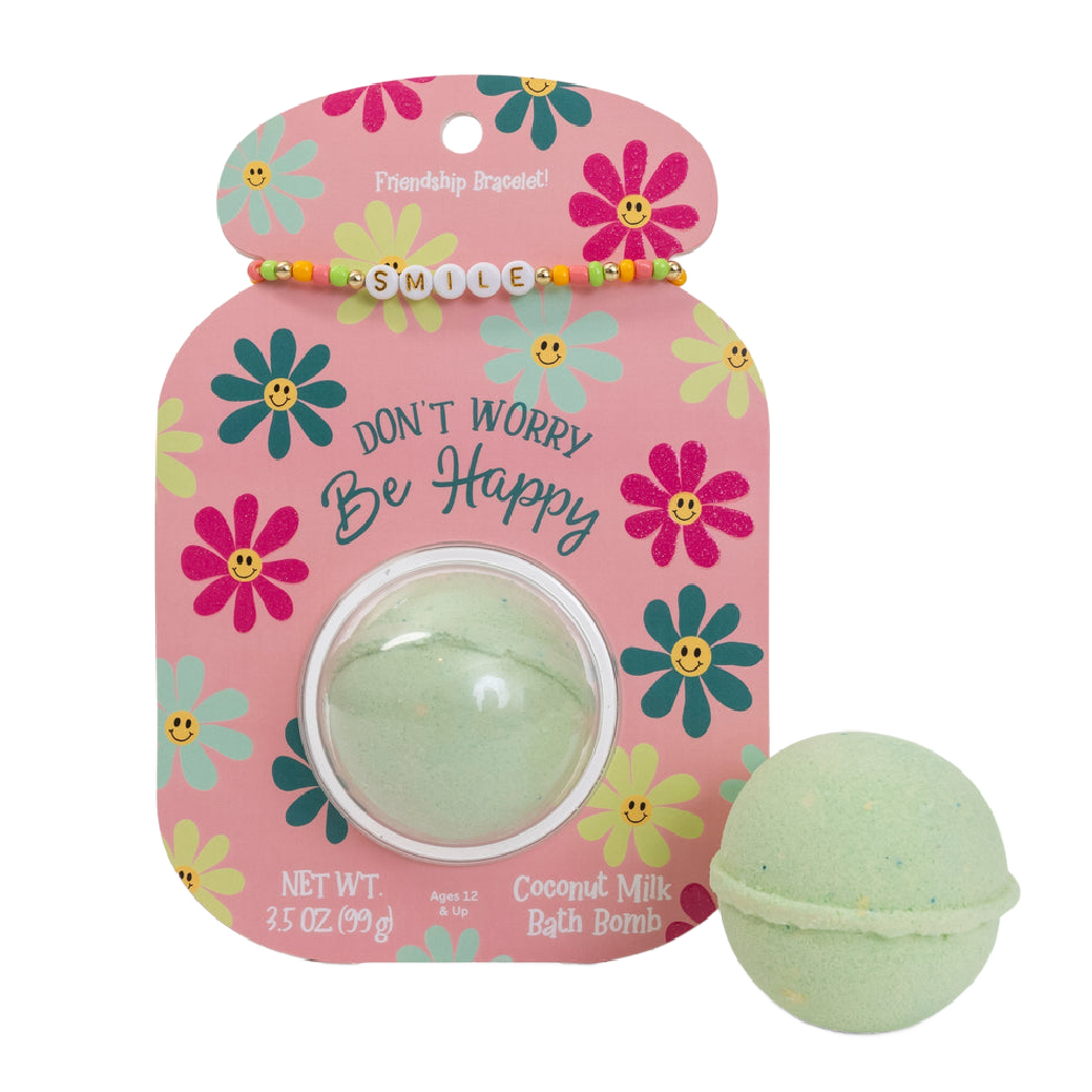 Cait & Co Friendship Bracelet/Bath Bomb - Happy