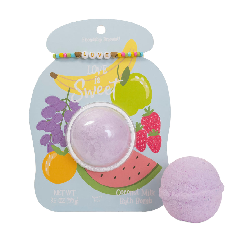 Cait & Co Friendship Bracelet/Bath Bomb - Love