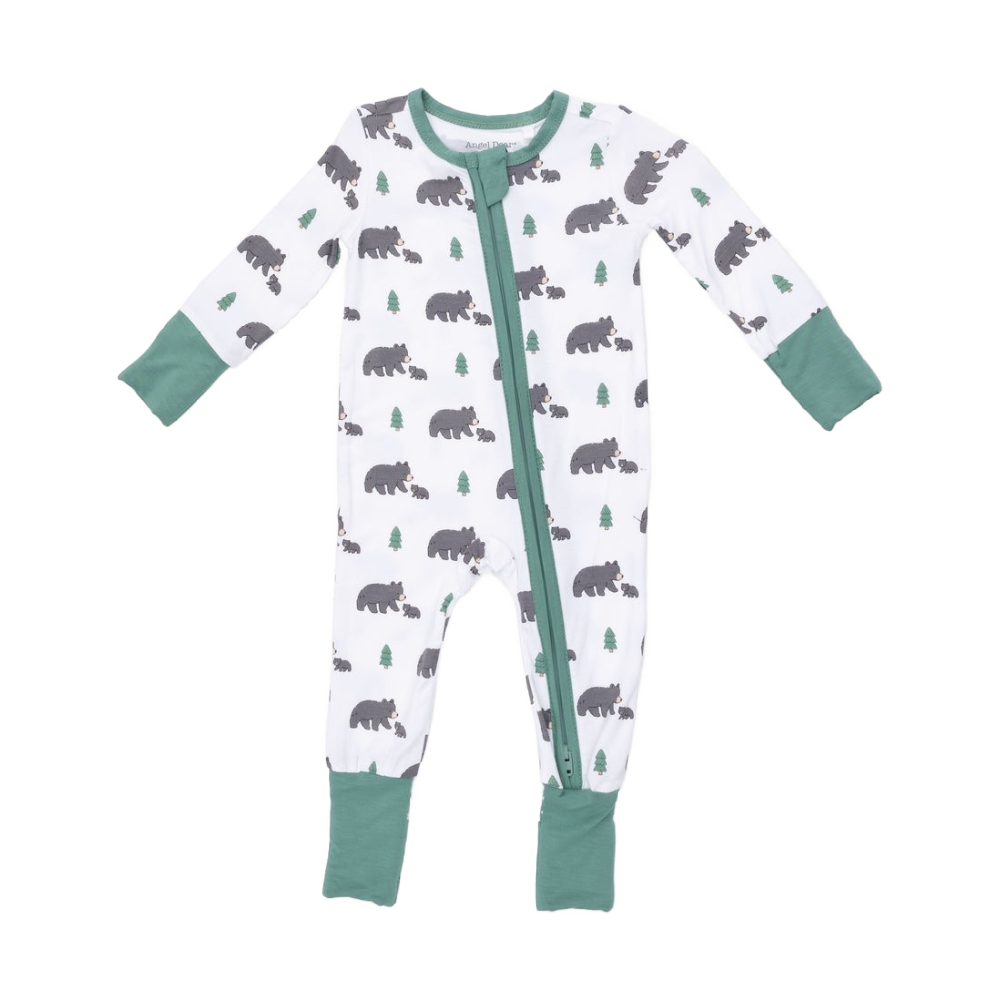 Angel Dear Convertible Romper- Black Bears