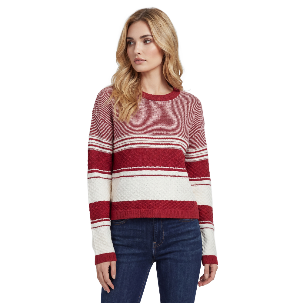 Coco CYC Knitted Sweater - Berry/Vanilla