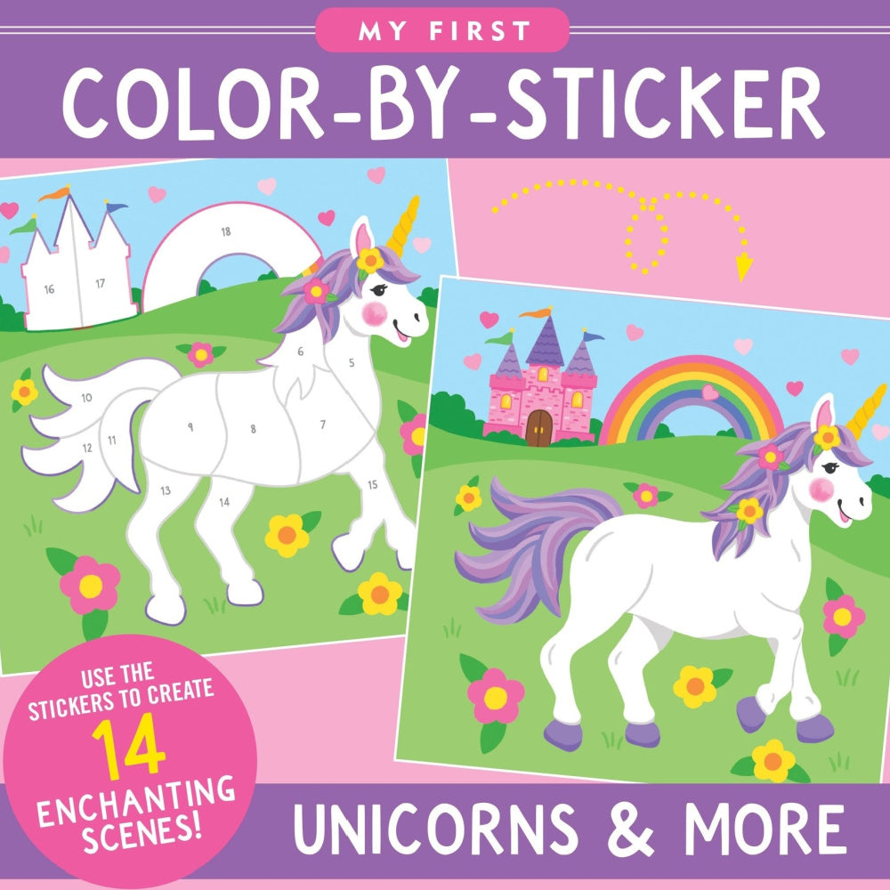 Peter Pauper - Color By Sticker Unicorns & More