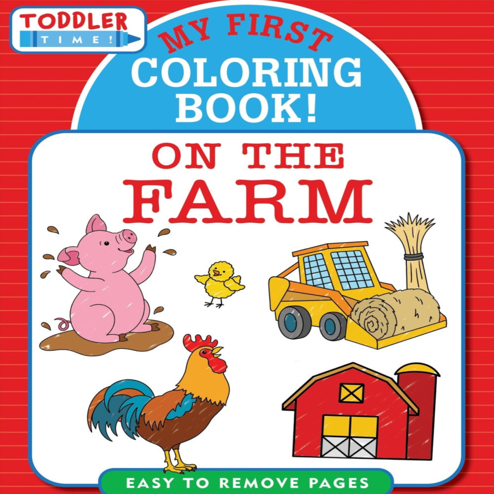 Peter Pauper - On The Farm Coloring Book