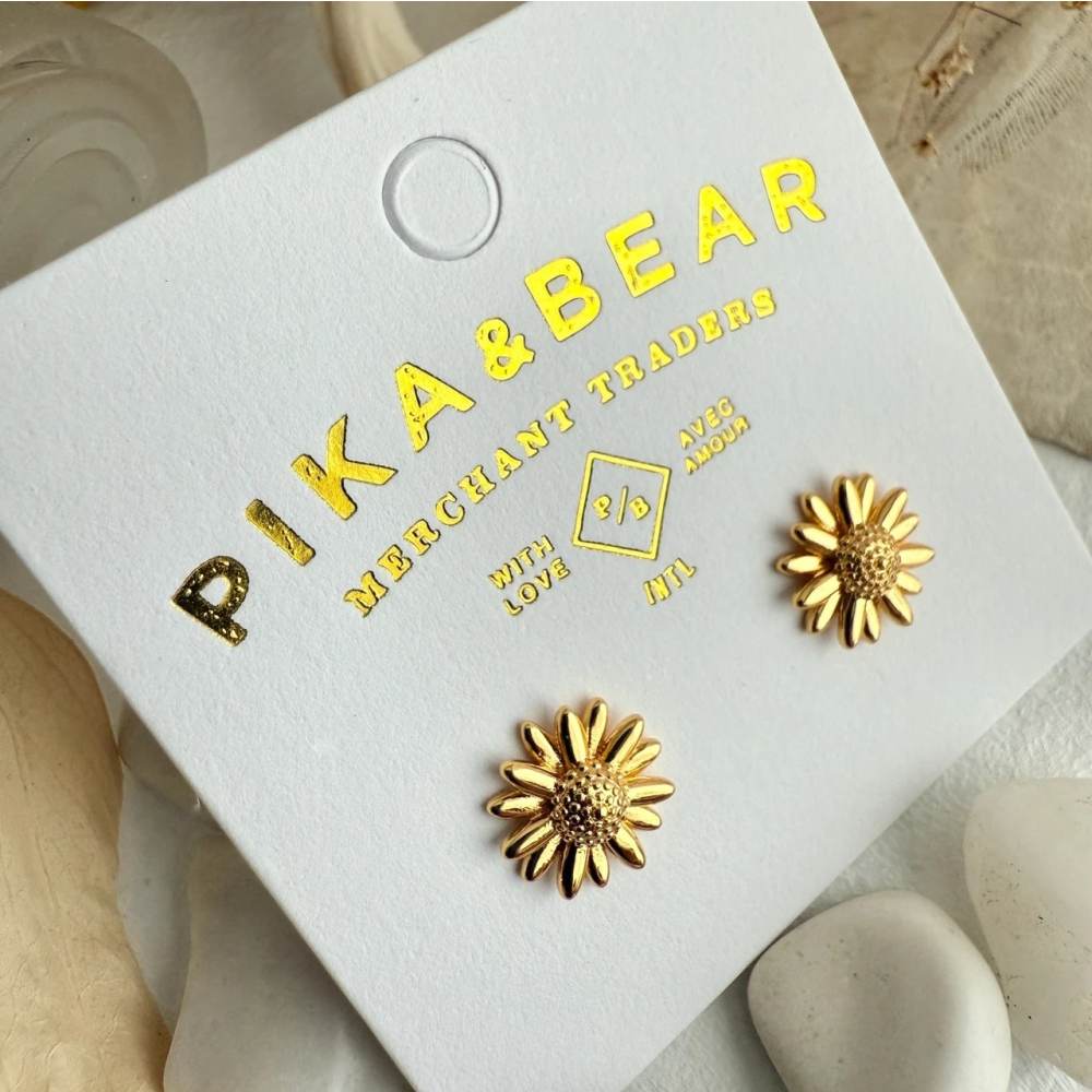 Daisy Flower Stud Earrings