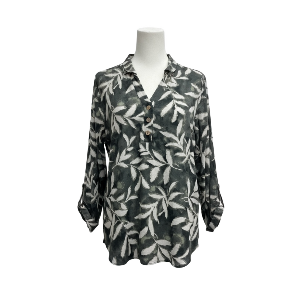 Devia - Khaki Green Top