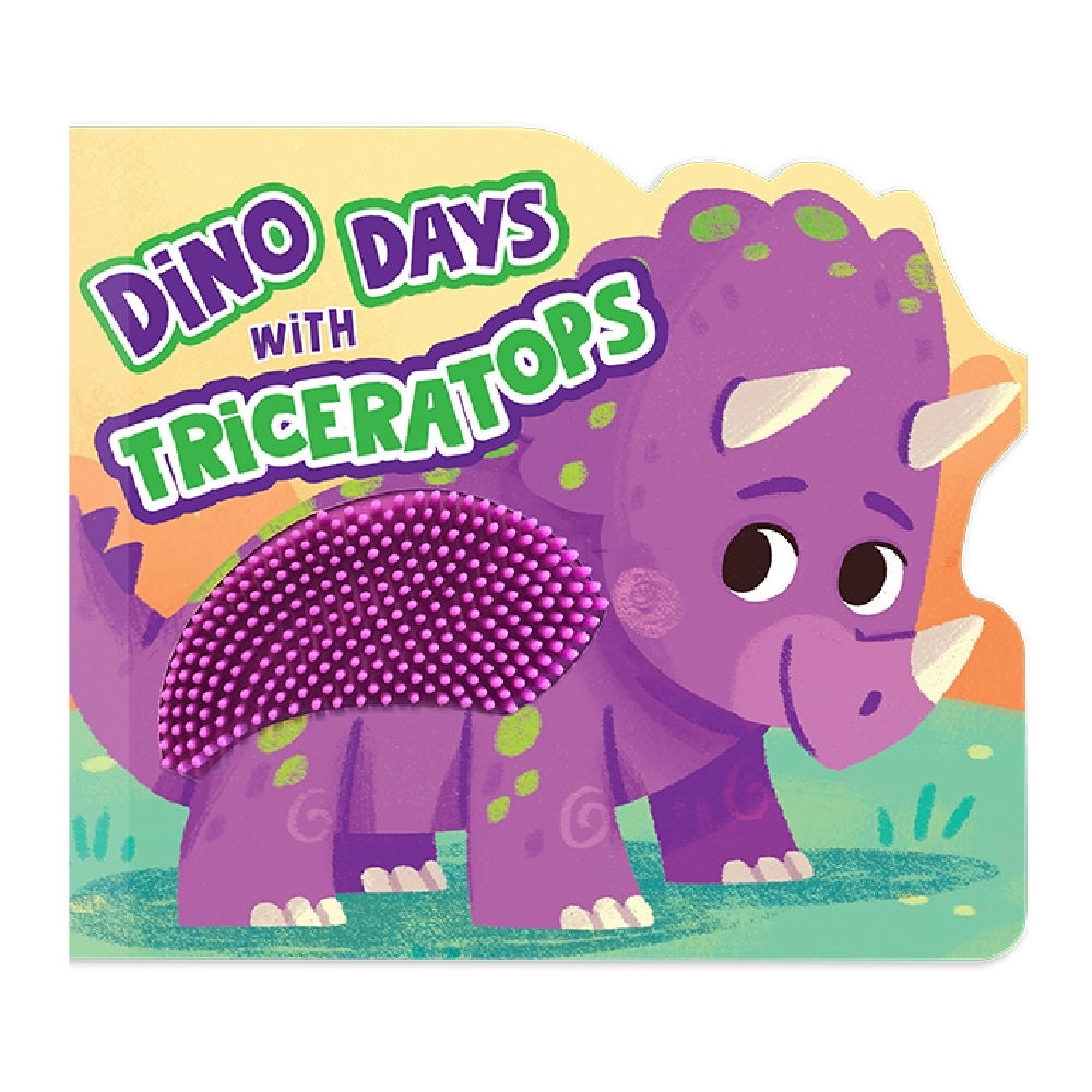 Touch & Feel Book: Dino Days with Triceratops - Battleford Boutique