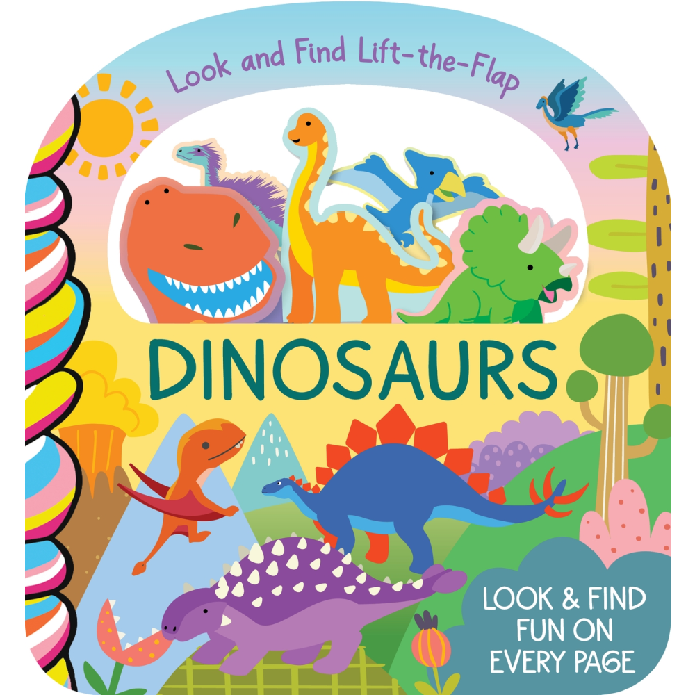 Dinosaurs Look and Find Lift-The-Flap  Book