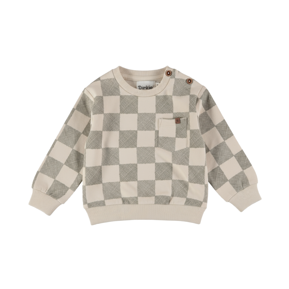 Dirkje Checkered Sweatshirt