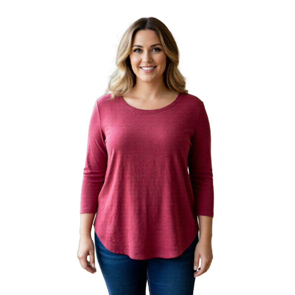 Escape - Garnet High Lo Tee