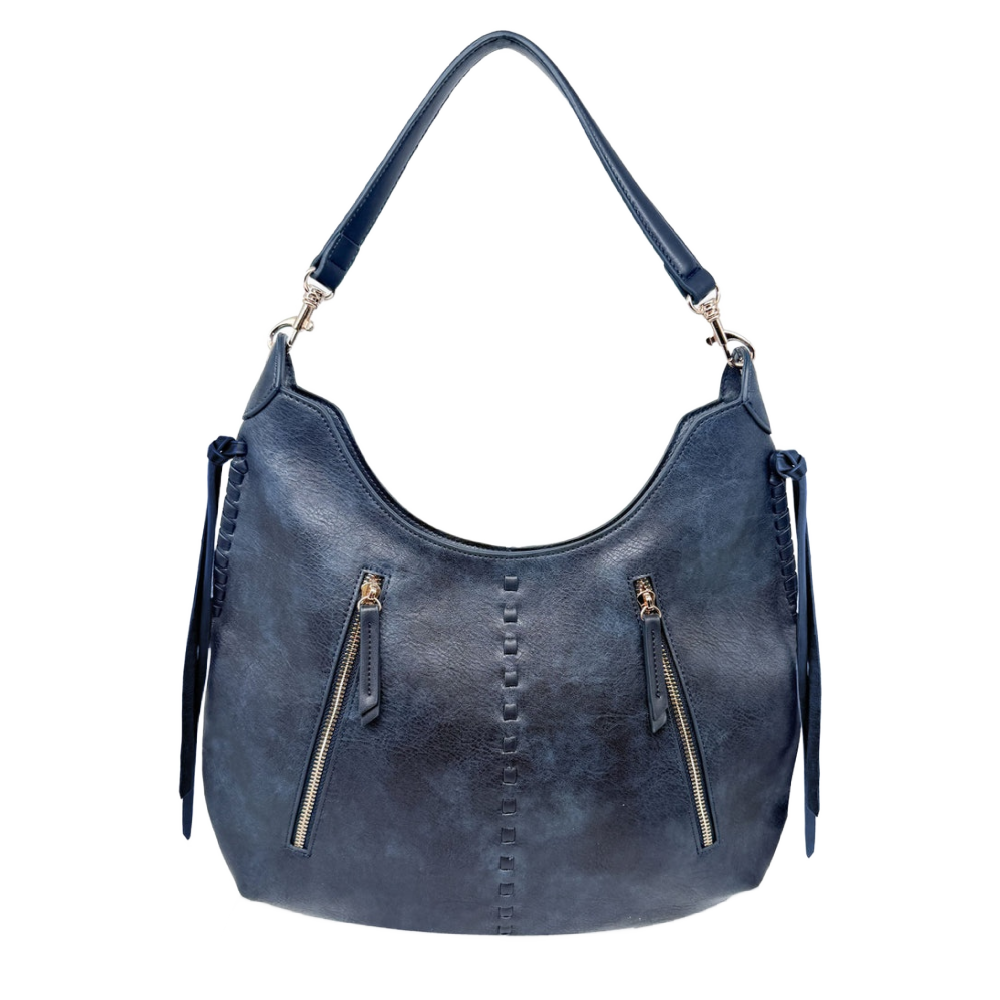 Espe Clover Hobo Bag- Navy