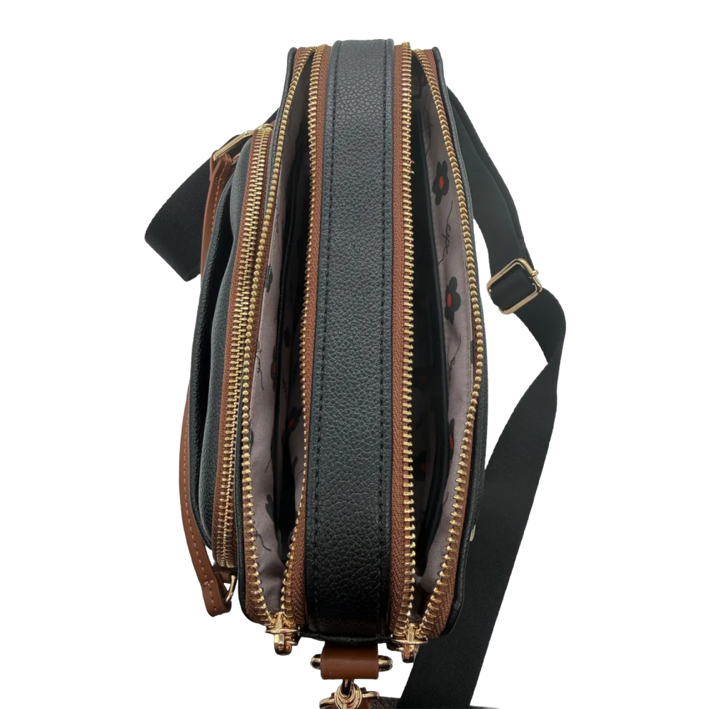 Espe Lola Crossbody Bag - Black