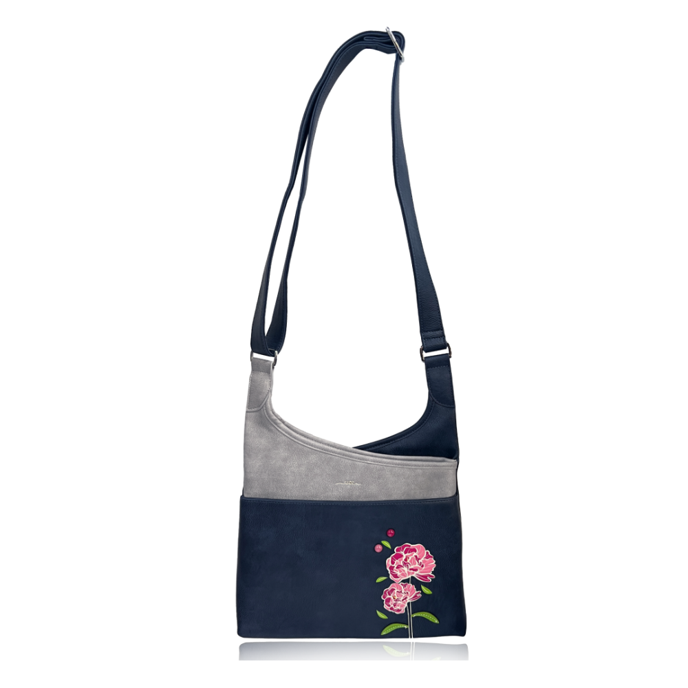 Espe Messenger Crossbody - Peony Blue