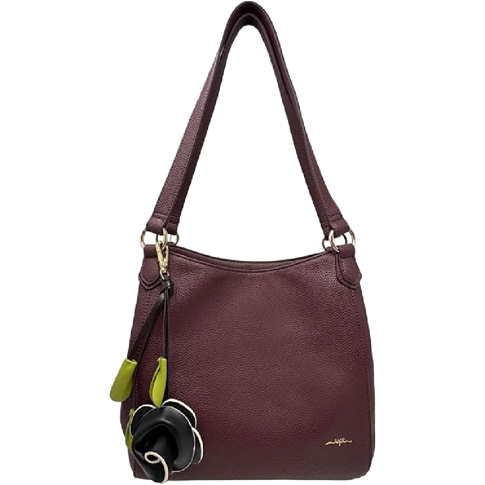 Espe Lauren Hobo Bag - Wine