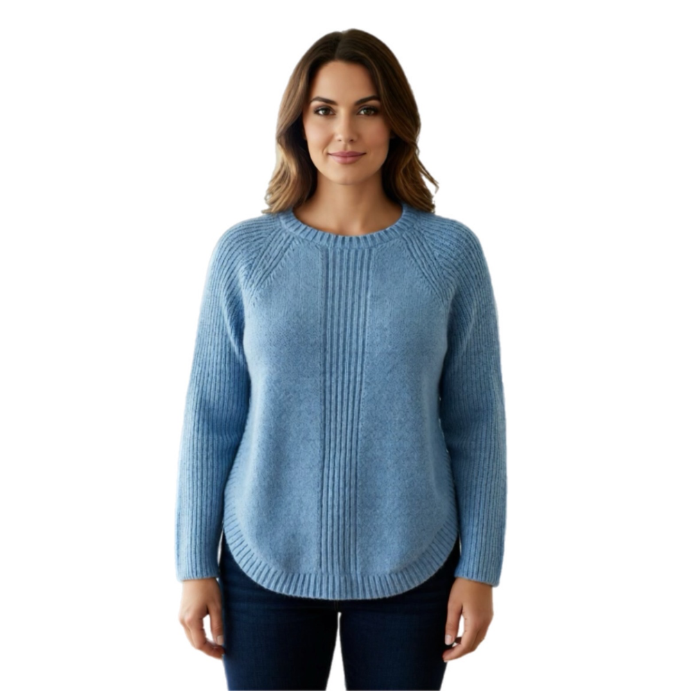 Papa Fashions - Light Blue Sweater
