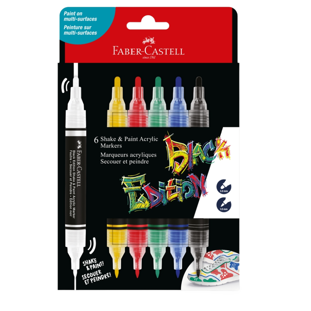 Faber Castell Shake & Paint Acrylic Markers
