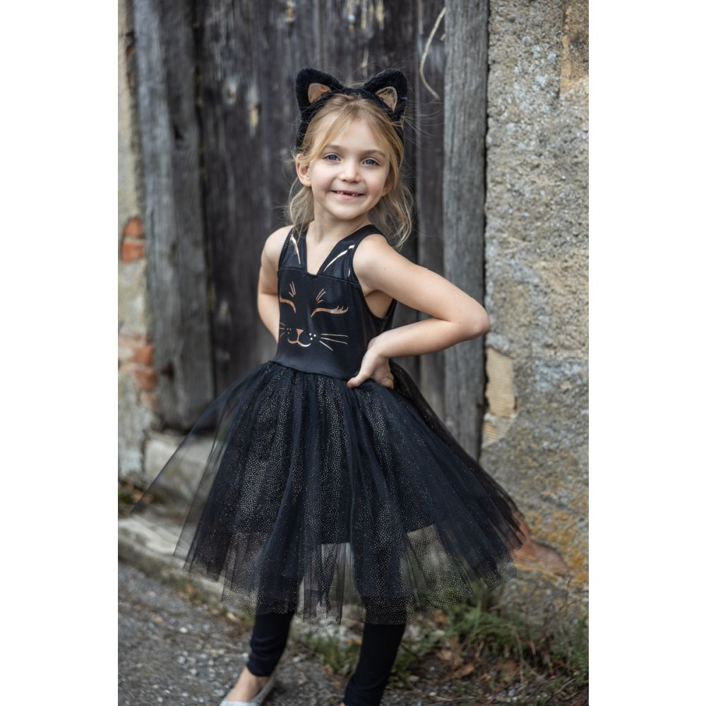 GP -  Black Cat Dress & Headpiece